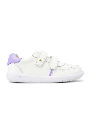 Bobux Sneakers Riley White + Lilac Biały